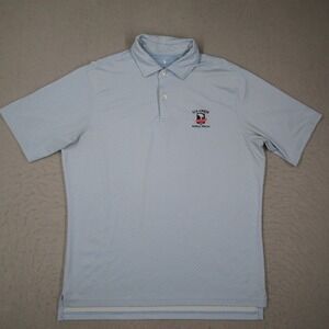 Fairway & Greene Mens US Open 2019 Pebble Beach Polo Shirt Blue Geometric M